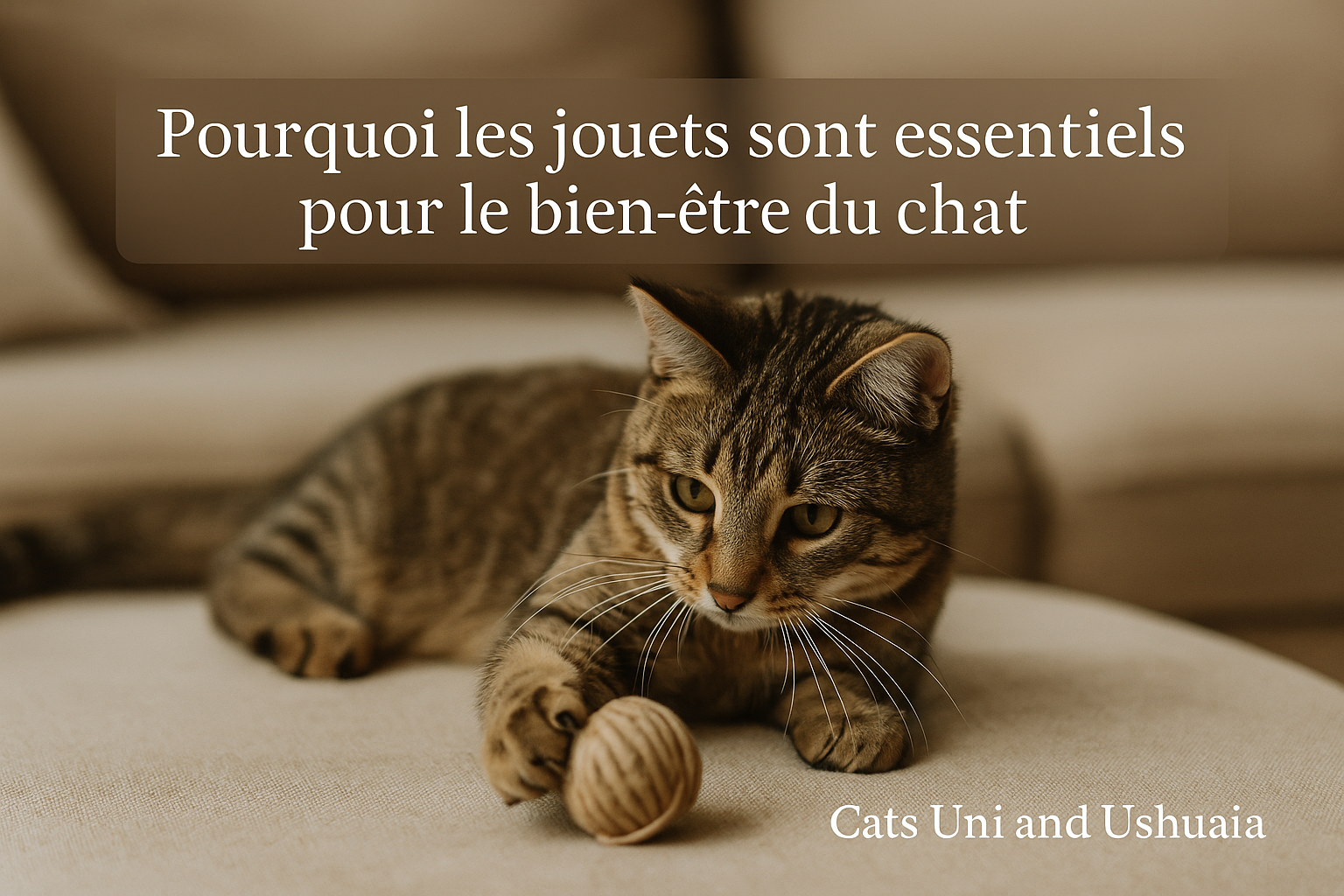 🐾 Pourquoi les jouets sont essentiels pour le bien-être du chat
