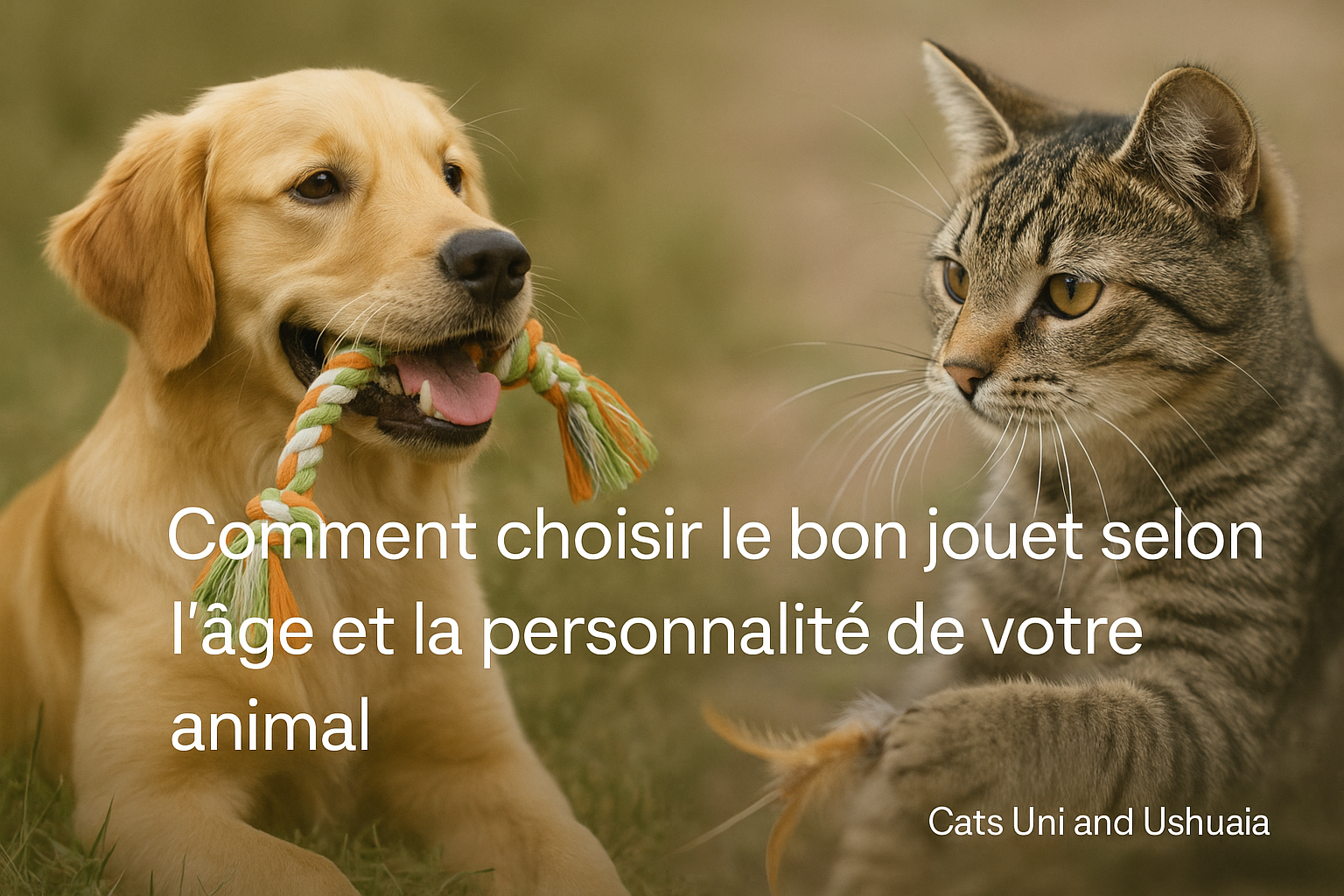 Comment choisir le bon jouet selon l’âge et la personnalité de votre animal