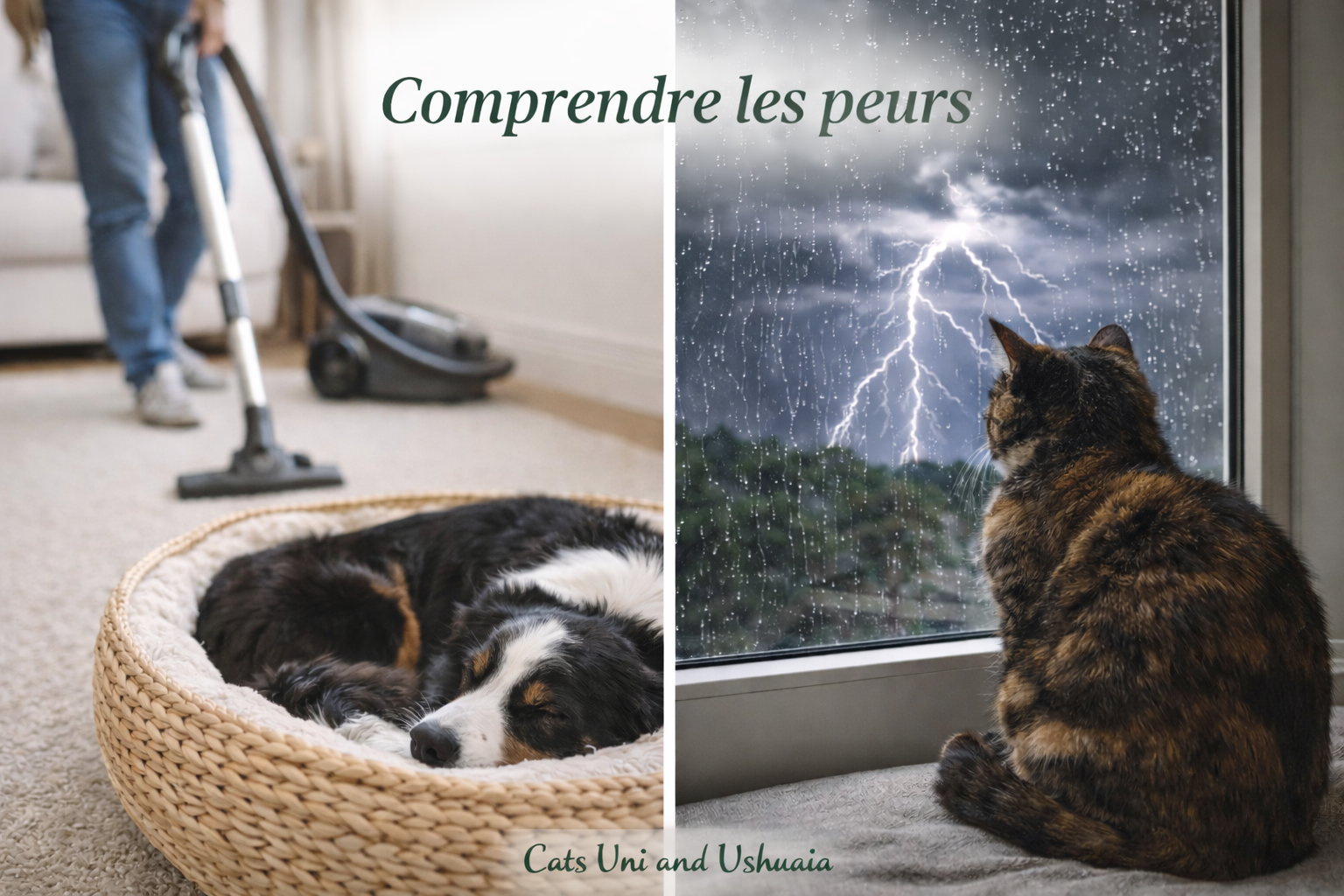 Comprendre les peurs chez le chien et le chat