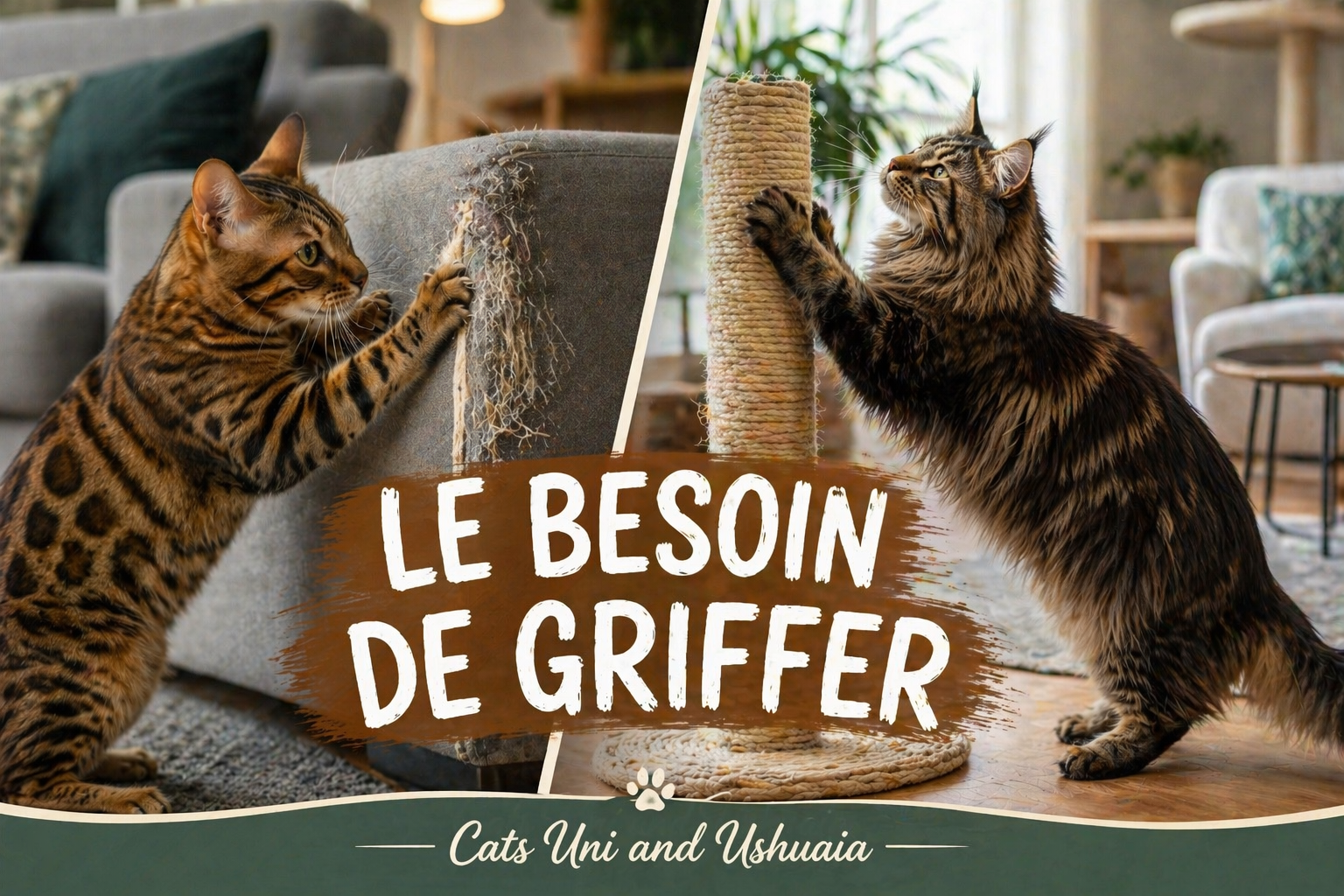 Pourquoi les chats ont besoin de griffer ? Comprendre ce comportement naturel