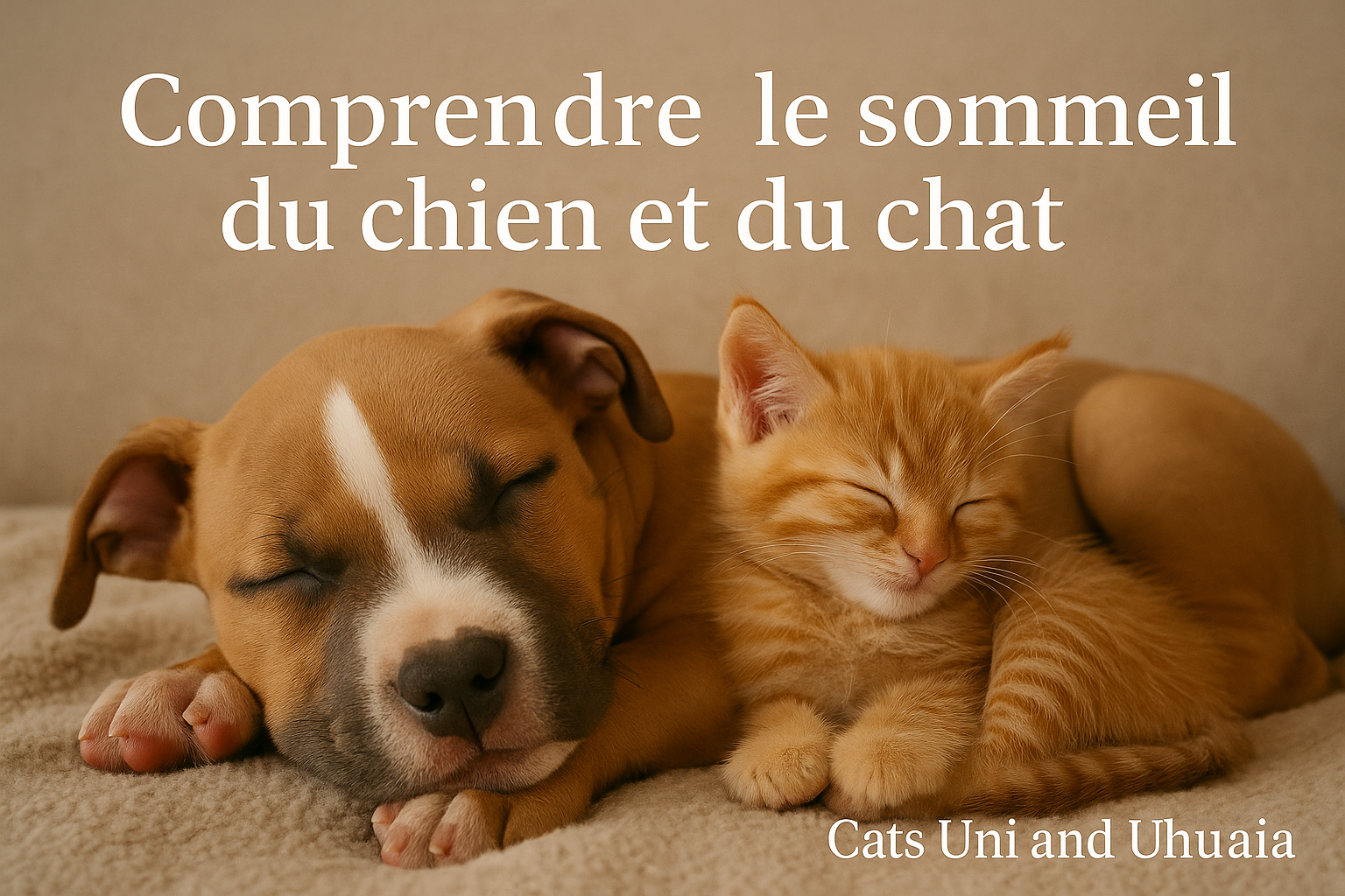 Comprendre le sommeil du chien et du chat