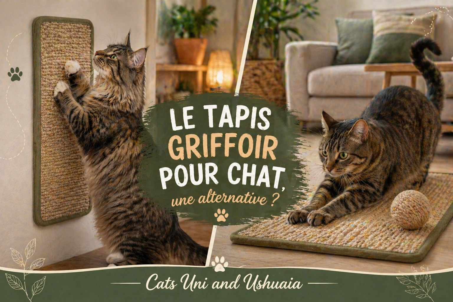 Tapis griffoir pour chat : une alternative simple et efficace ?