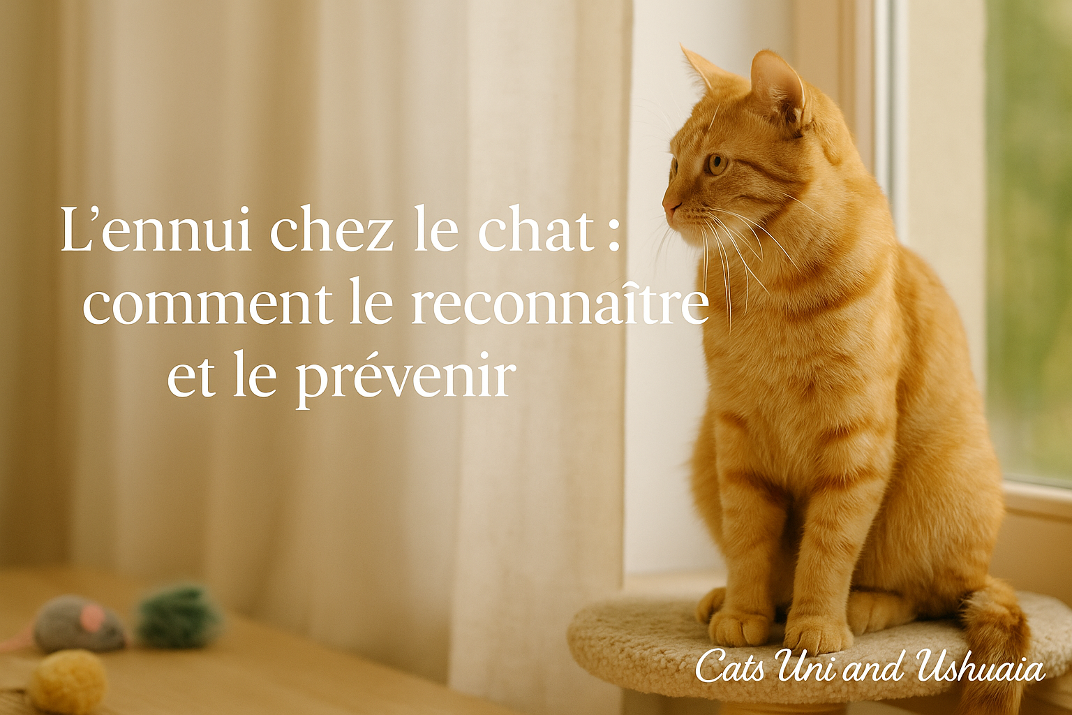 🐱 L’ennui chez le chat : comment le reconnaître et le prévenir