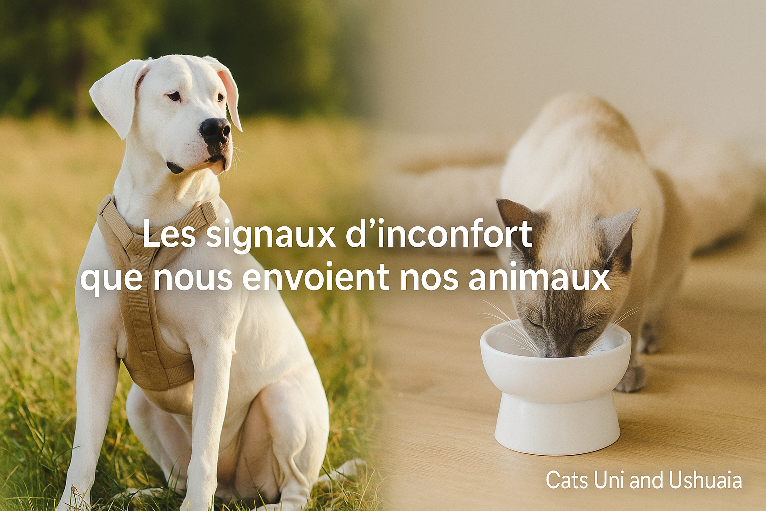 Les signaux d’inconfort que nous envoient nos animaux