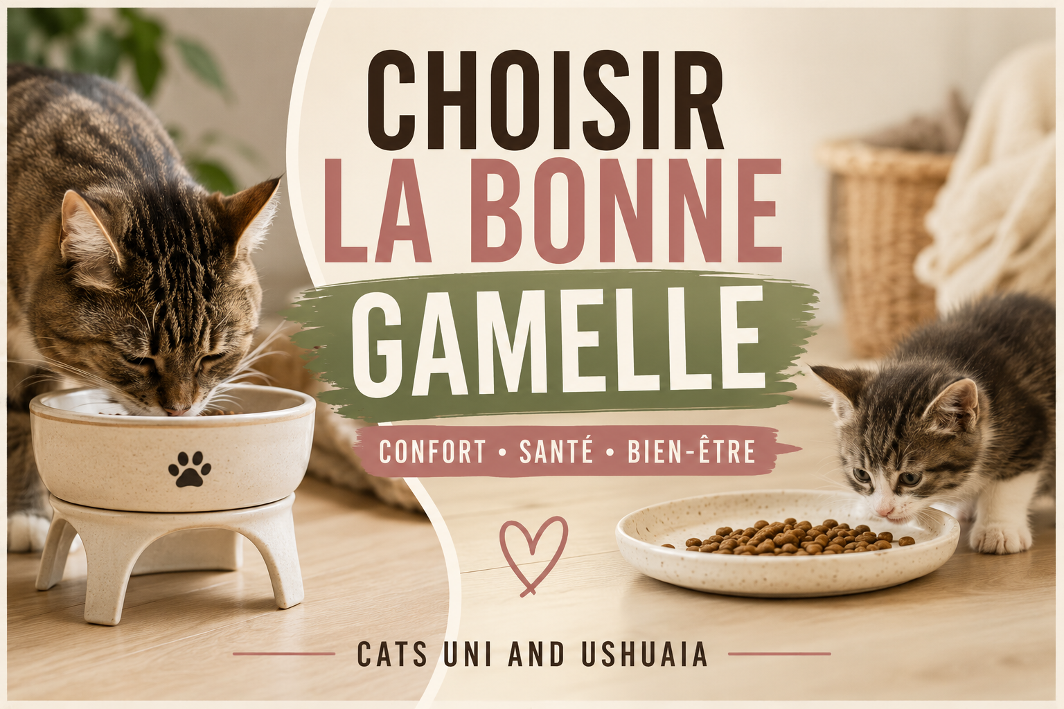 Le choix de la gamelle : un détail important pour le bien-être du chat