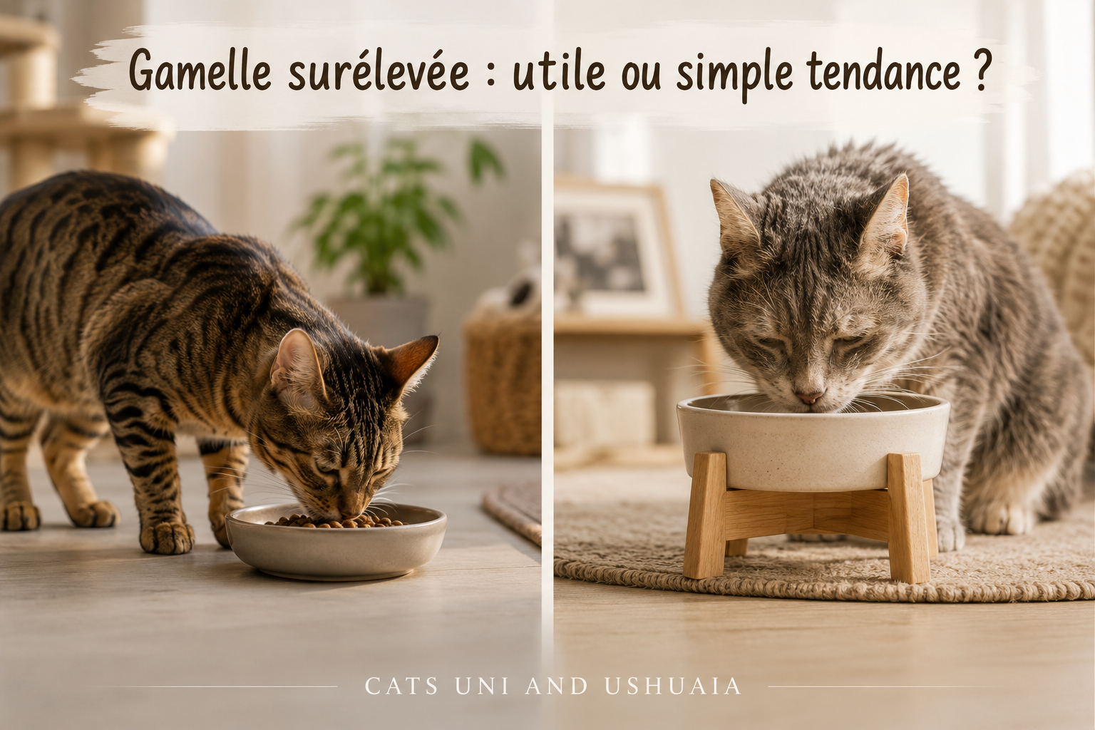 Gamelle surélevée : utile ou simple tendance ?