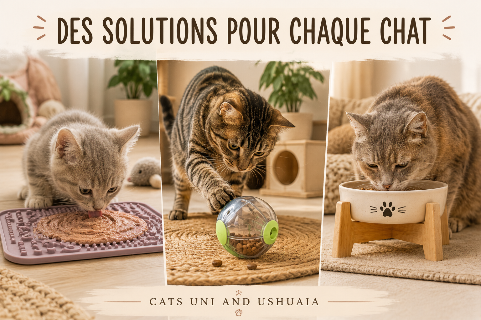 Chats difficiles, seniors ou juniors : quelles alternatives aux gamelles classiques ?