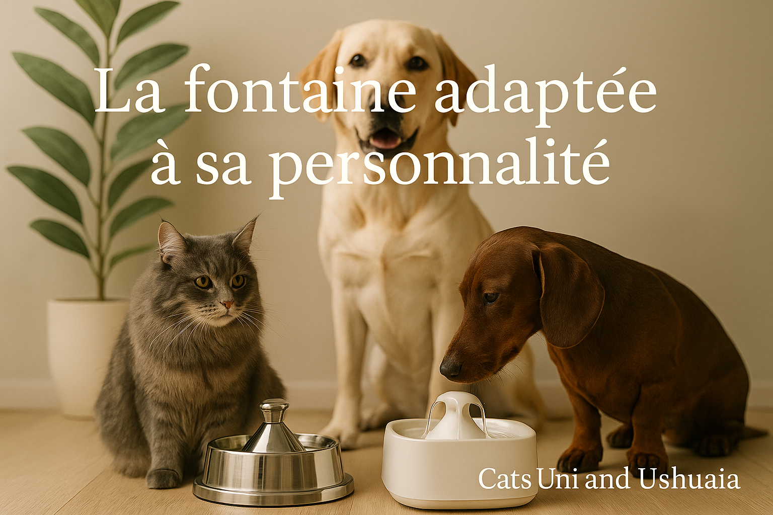 Comment choisir la fontaine idéale pour son chat ou son chien ?