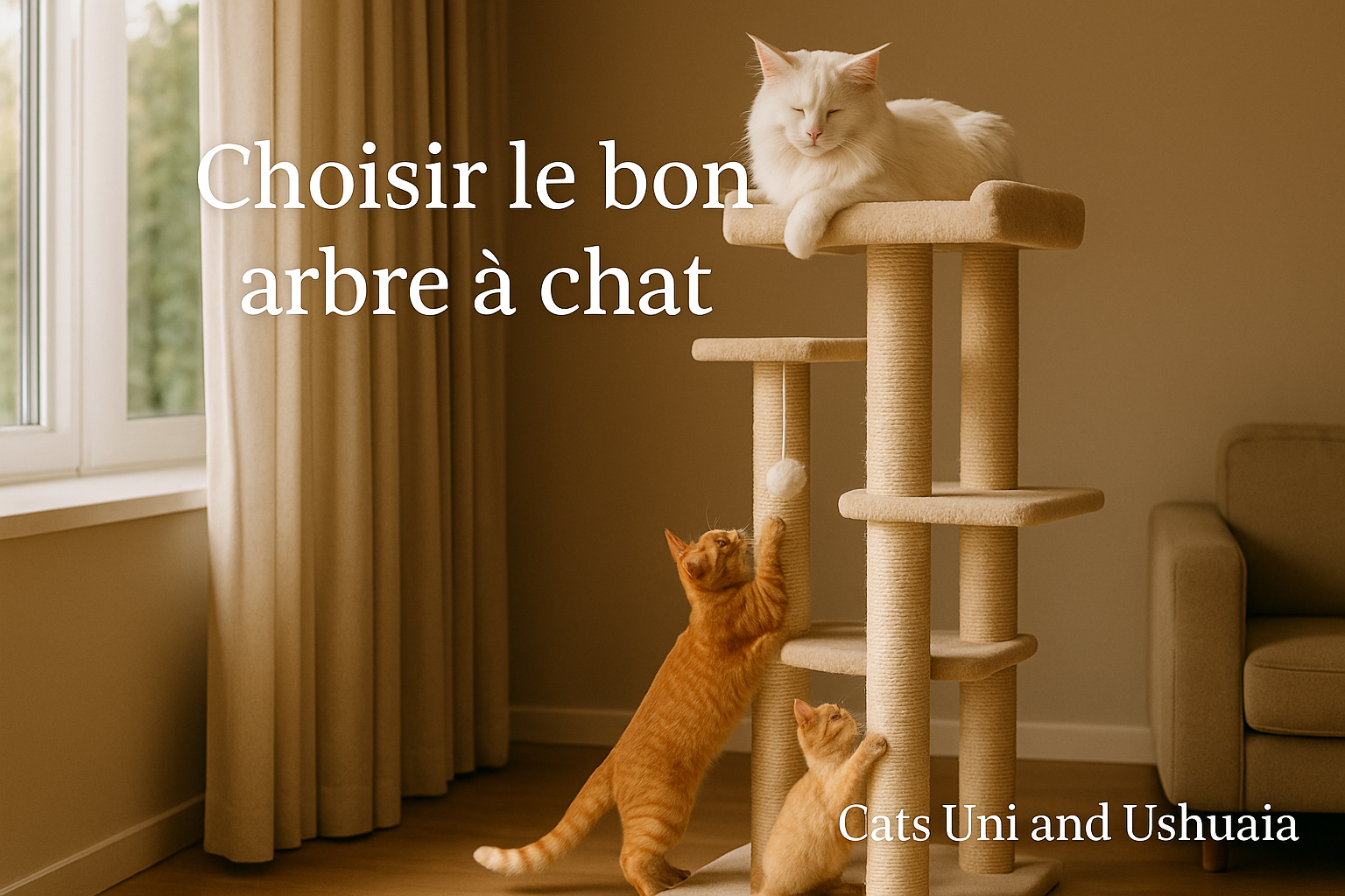 Quel arbre à chat choisir selon l’âge, la taille et le caractère de son félin ?