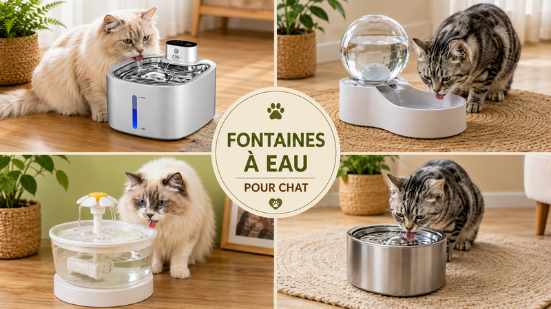 Fontaines à eau pour chat
