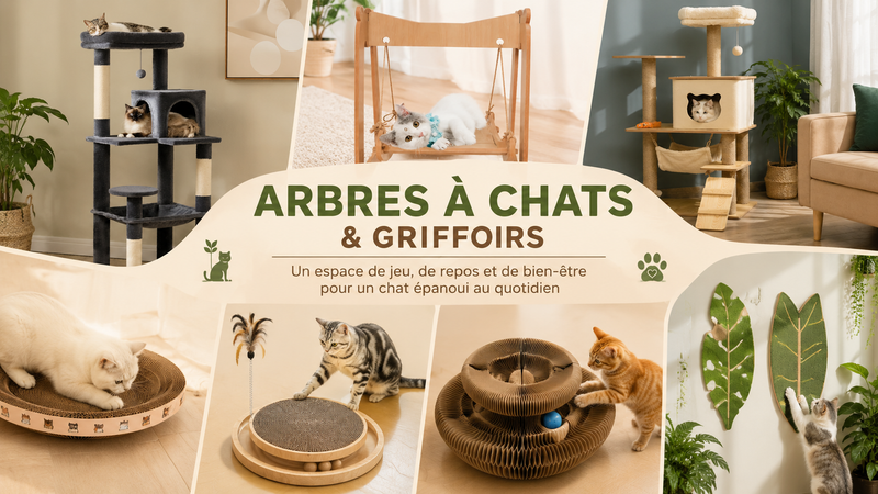Arbres à chats et griffoirs