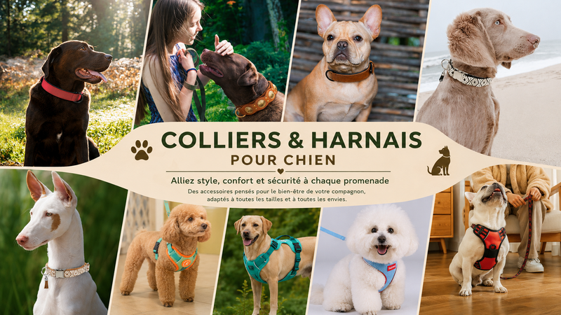 Colliers & Harnais pour Chiens