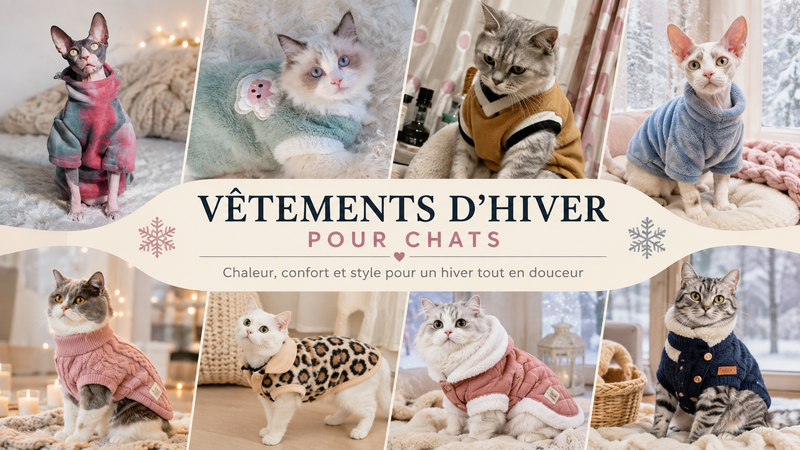 Vêtements d’hiver pour chats