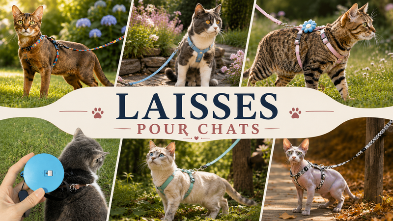 Laisses pour chats