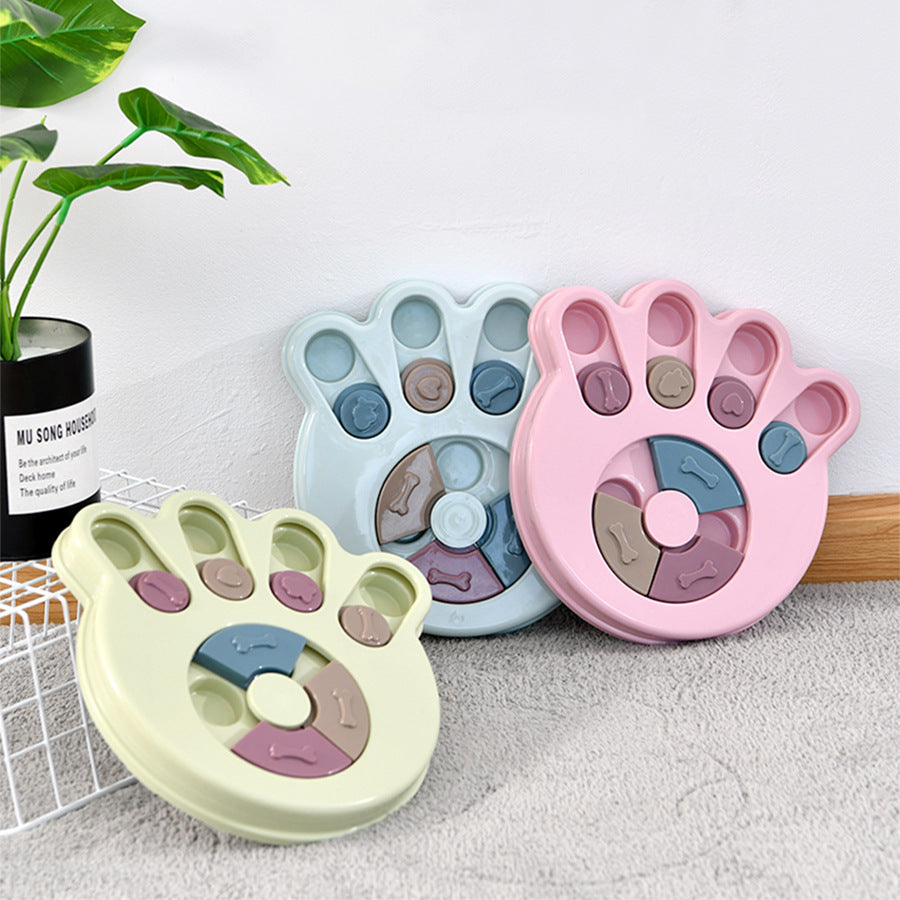 Plateau tournant anti-glouton pour chien et chat
