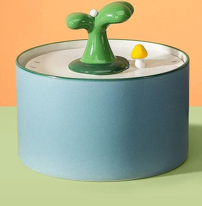 Fontaine à eau automatique en céramique pour chat et petit chien