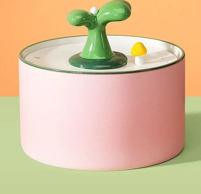 Fontaine à eau automatique en céramique pour chat et petit chien