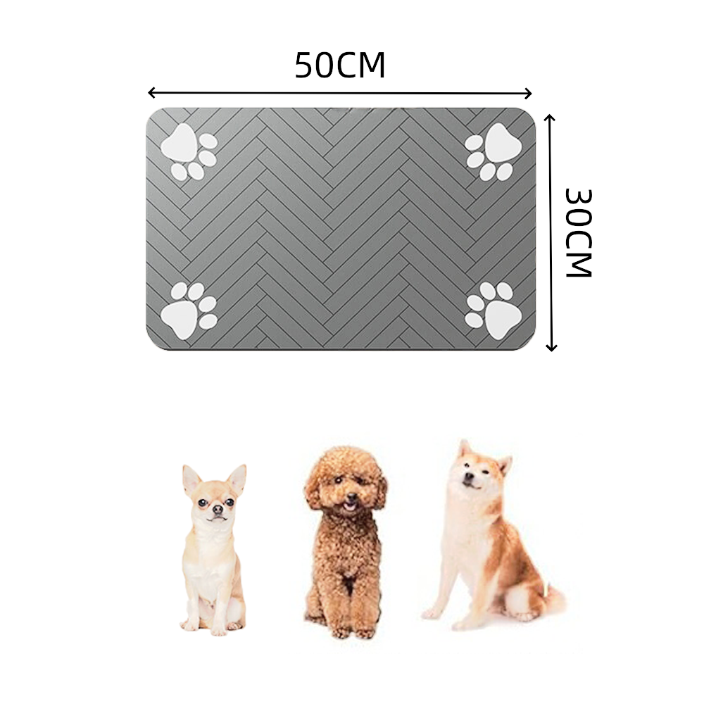 Tapis d’alimentation imperméable pour animaux