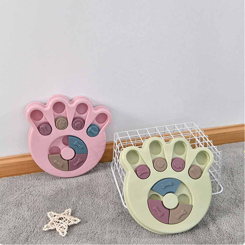 Plateau tournant anti-glouton pour chien et chat