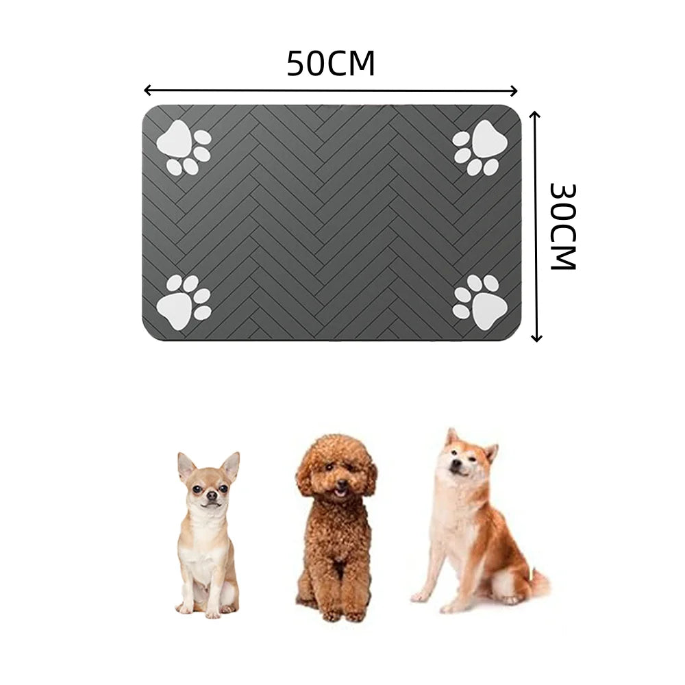 Tapis d’alimentation imperméable pour animaux