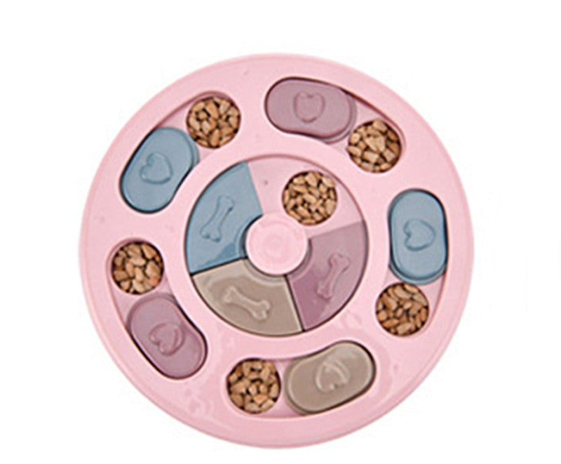 Plateau tournant anti-glouton pour chien et chat