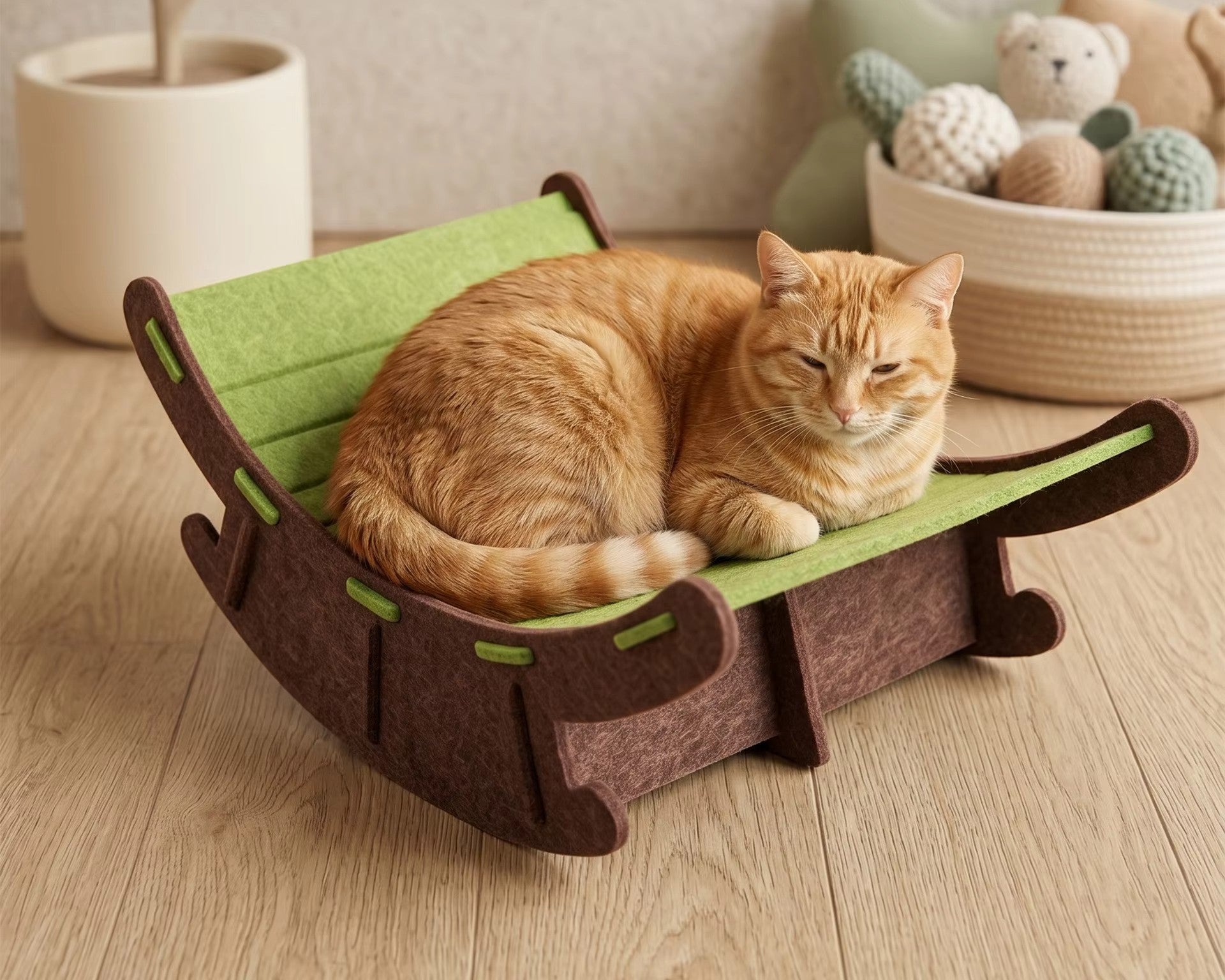 Chaise à bascule griffoir - chat