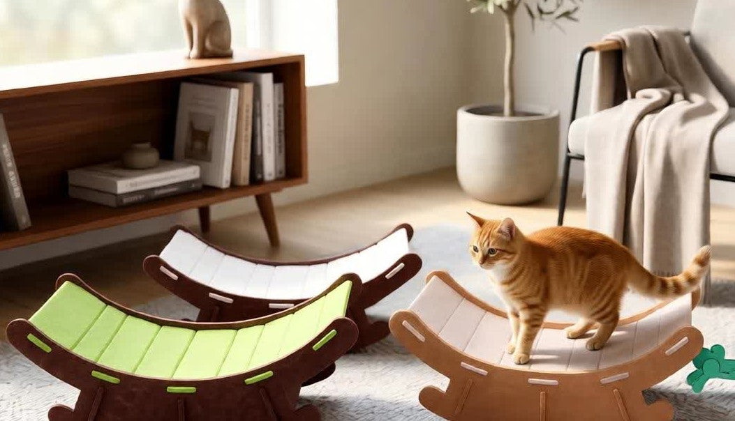 Chaise à bascule griffoir - chat