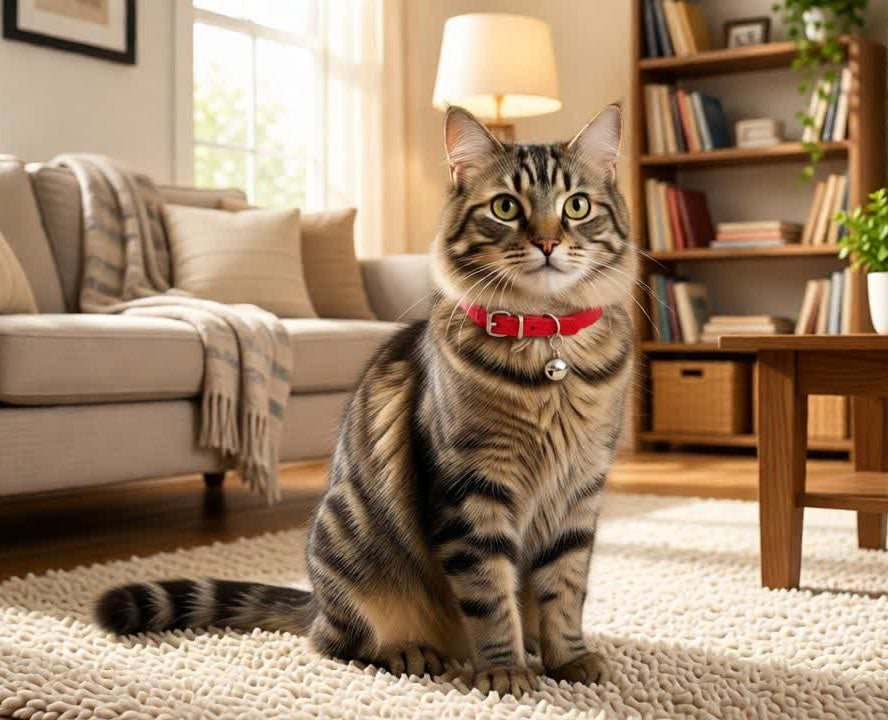 Collier cuir - chat ou petit chien