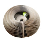 Griffoir rond pliable pour chat avec balle