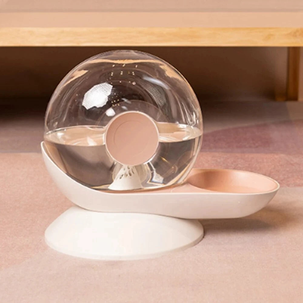 Fontaine à eau escargot 2,8 L pour chat et chien