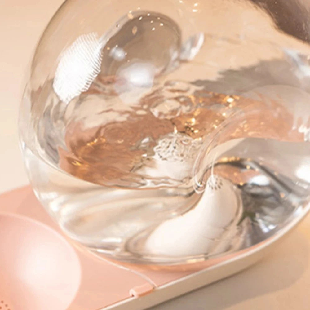 Fontaine à eau escargot 2,8 L pour chat et chien