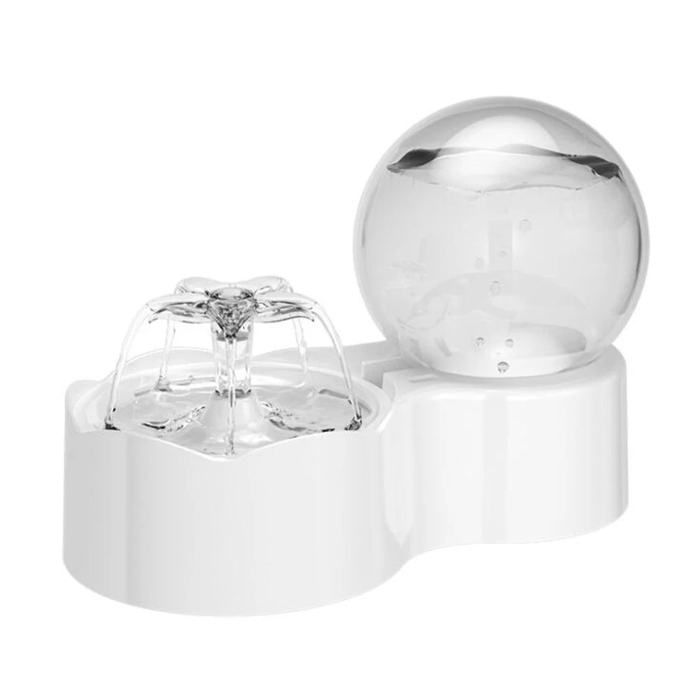 Fontaine à eau en forme de globe pour chat et petit chien