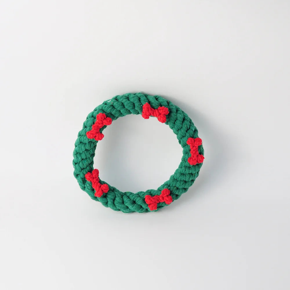 Jouet de Noël à mâcher pour chien & chiot