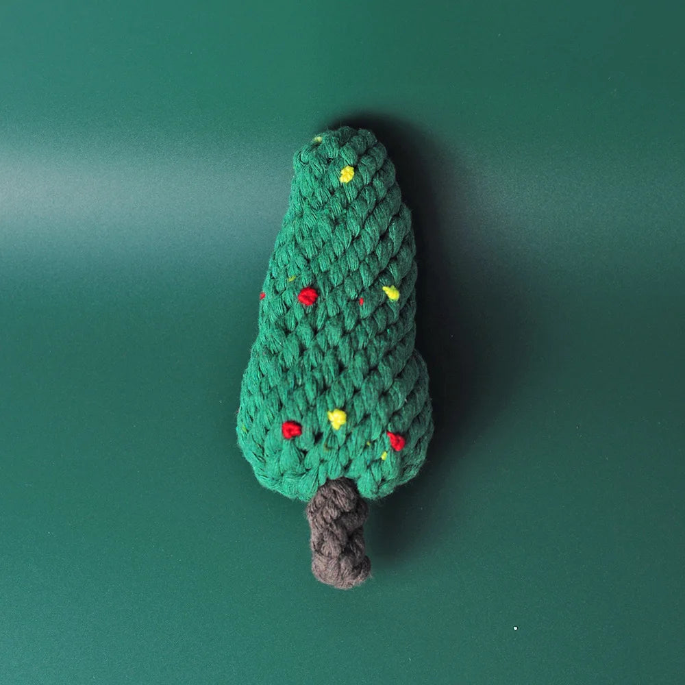 Jouet de Noël à mâcher pour chien & chiot