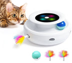 Jouet interactif automatique 2-en-1 pour chat