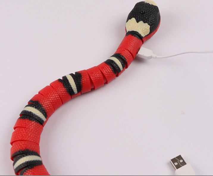 Jouet serpent interactif pour chat USB