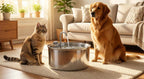 Fontaine à eau inox silencieuse - chien ou chat