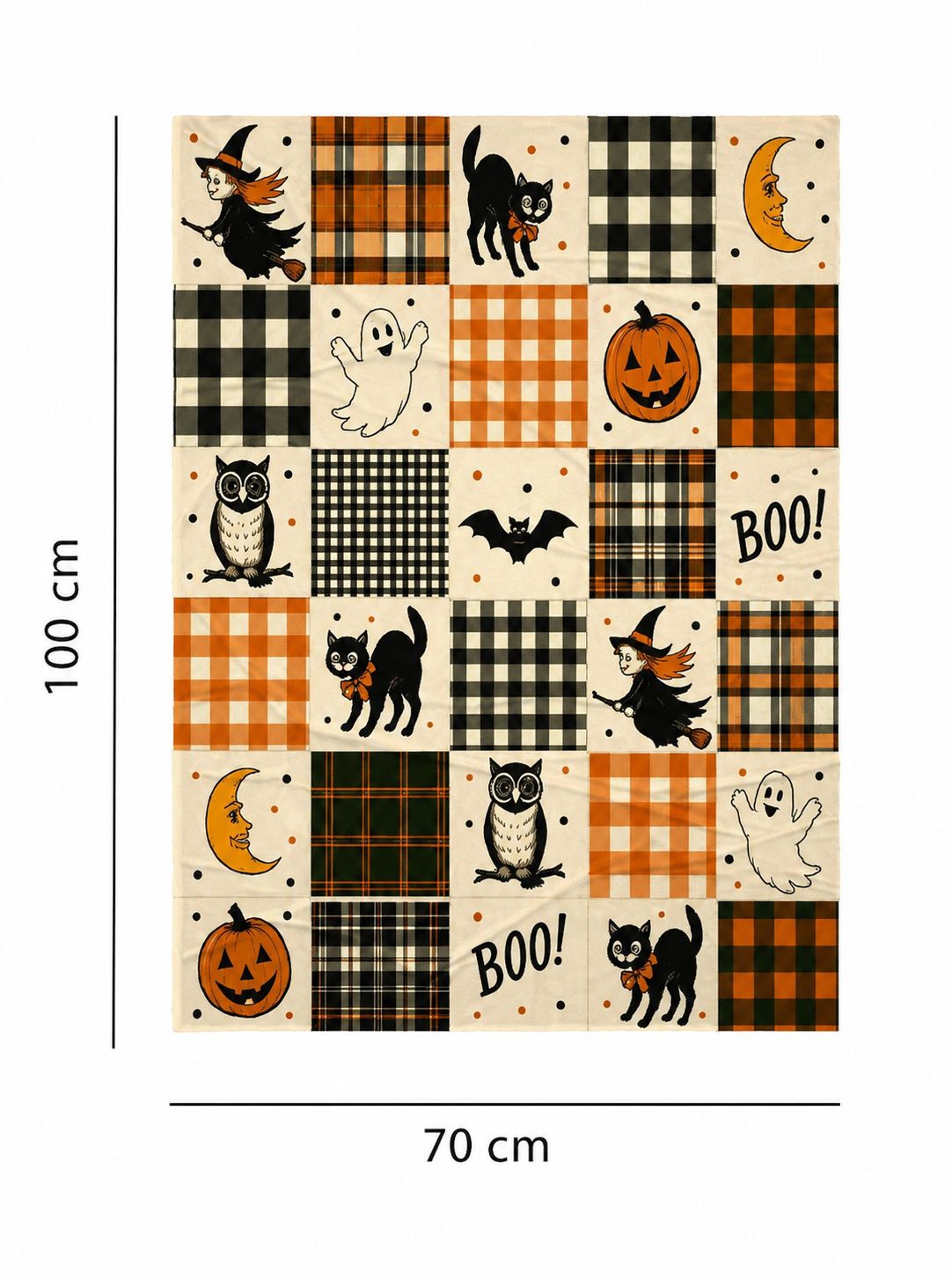 Plaid Halloween - Chien ou chat