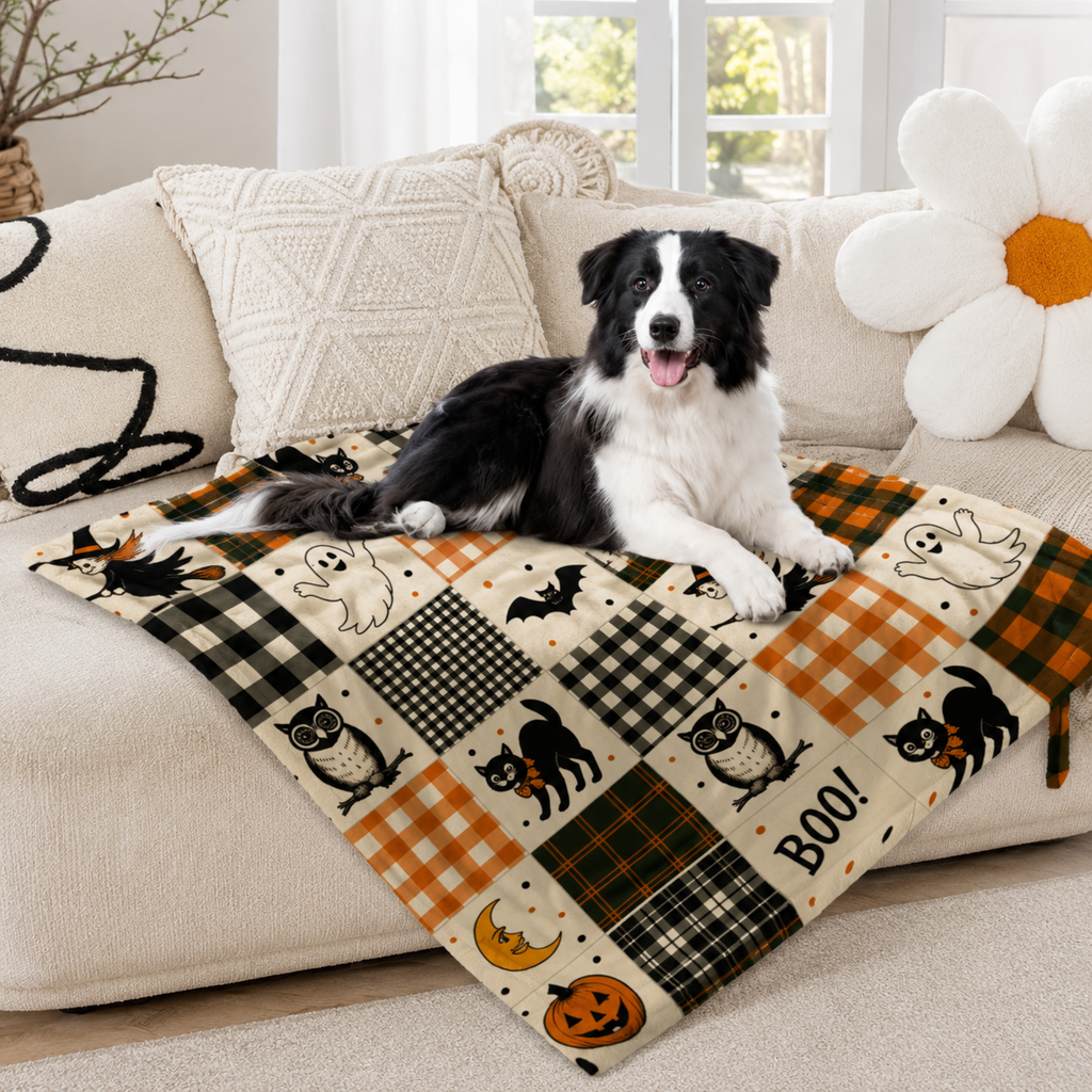 Plaid Halloween - Chien ou chat
