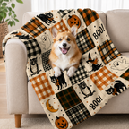 Plaid Halloween - Chien ou chat
