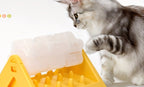 Jouet triangulaire distributeur de friandises interactif pour petit chien et chat