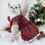 Robe de Noël à Bretelles pour Chien et Chat