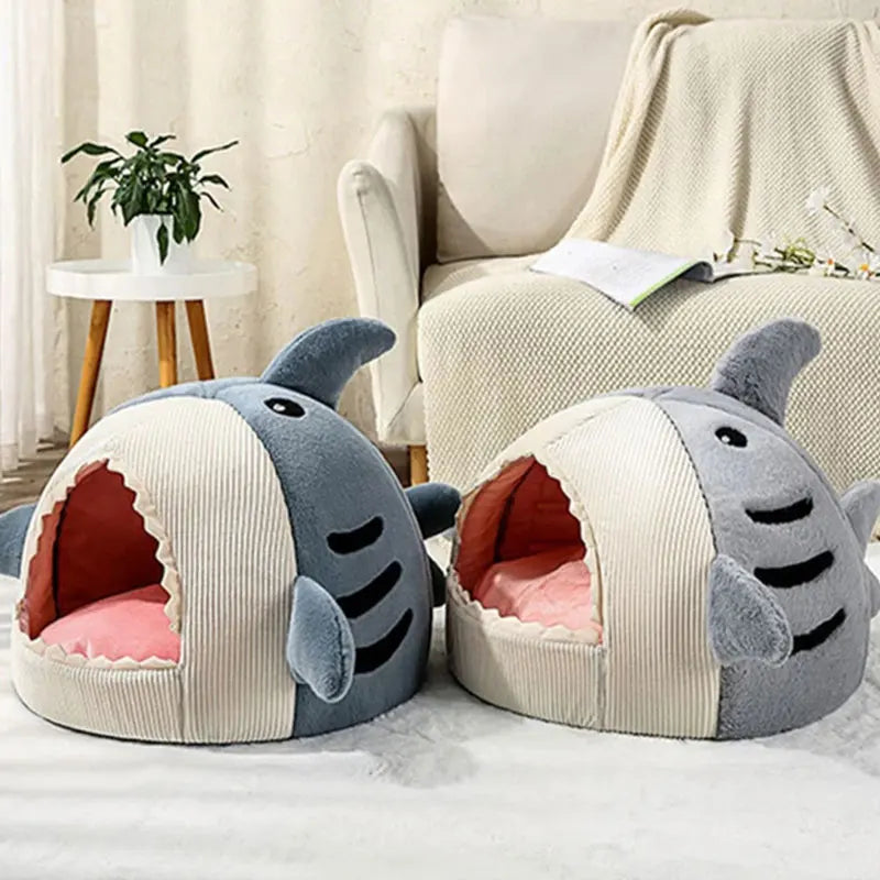 Panier Requin pour Chat et Petit Chien