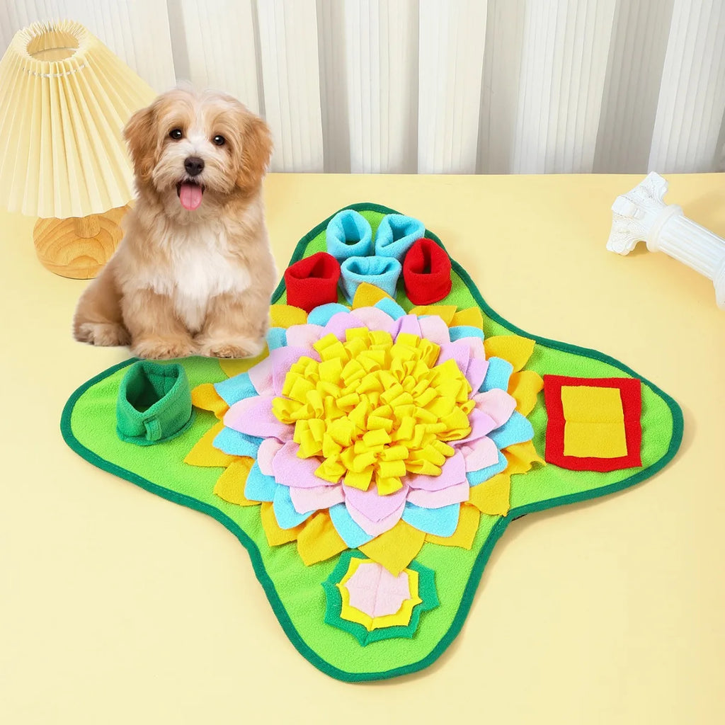 Tapis à reniflage interactif pour chien