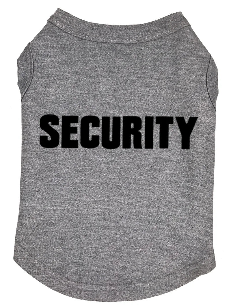 T-shirt Security pour chien et chat