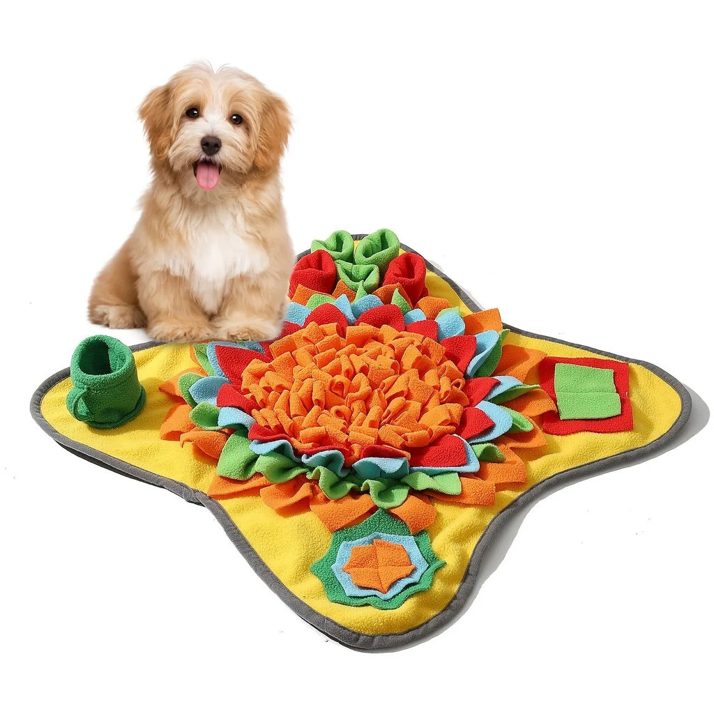 Tapis à reniflage interactif pour chien