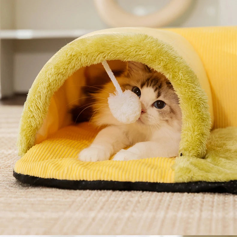 Tapis avec tunnels intégrés - chat