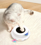 Jouet interactif automatique 2-en-1 pour chat
