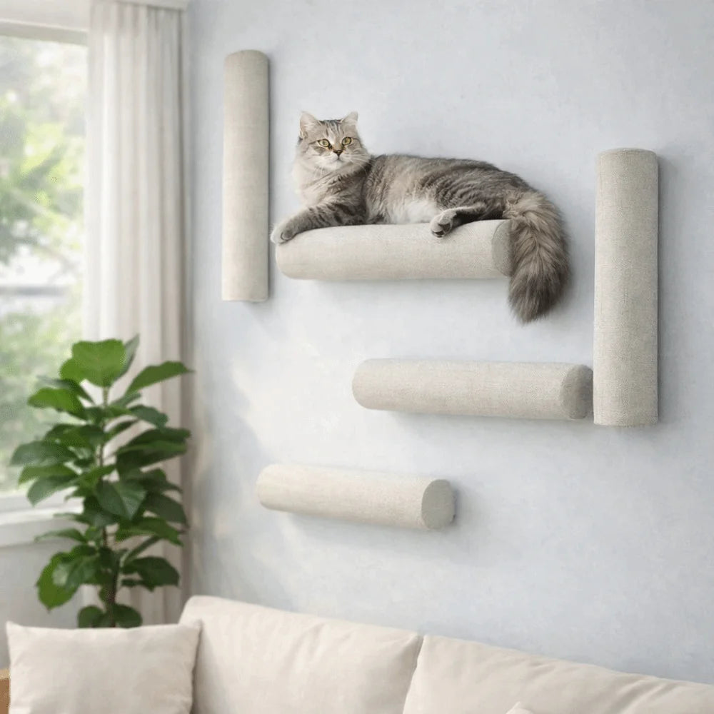 Griffoir mural auto-adhésif - chat