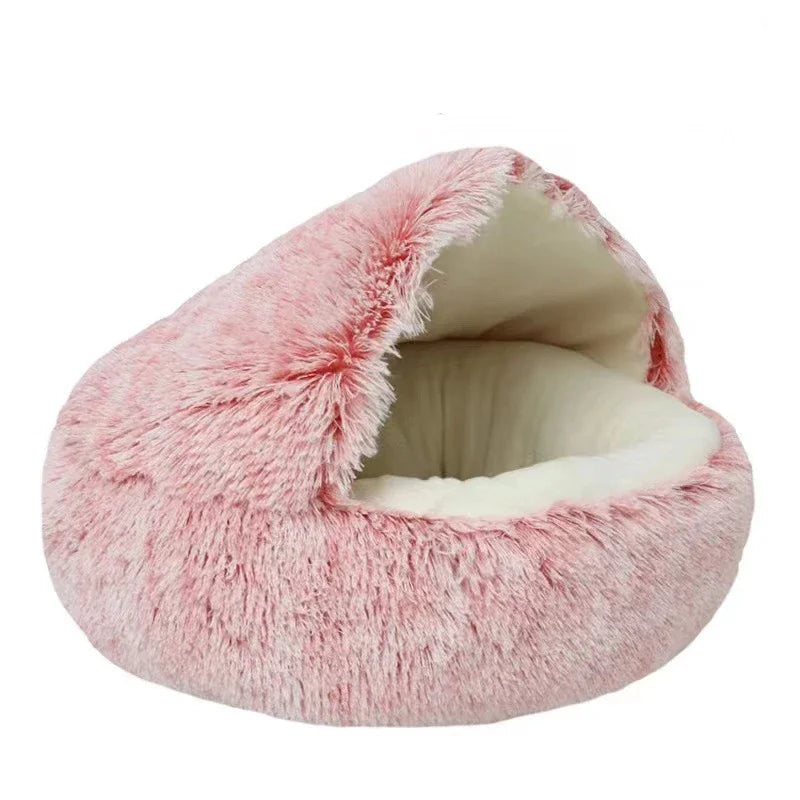 Lit rond en peluche 40 cm pour chien & chat